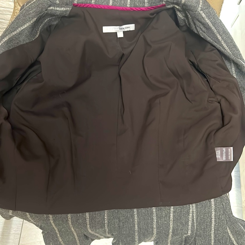 Wool blend Bill Blass jacket, Sz 6 - Picture 6 of 7